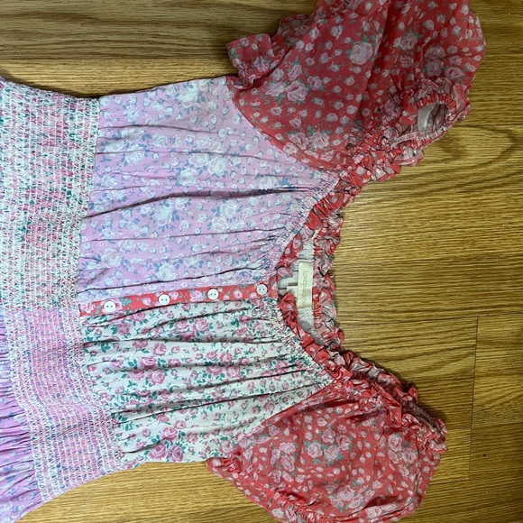 Loveshackfancy Ren Dress in Strawberry Melange Size Medium - Picture 11 of 16